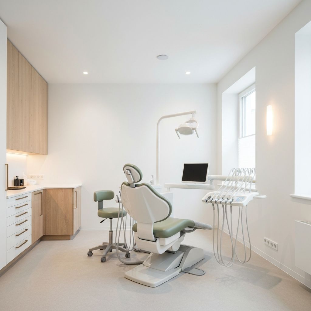 Serene treatment room at Lonely Seaside Dentist